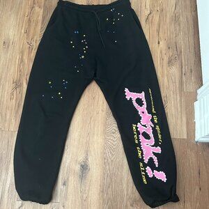 Sp5der P*NK Sweatpants %100 Authentic